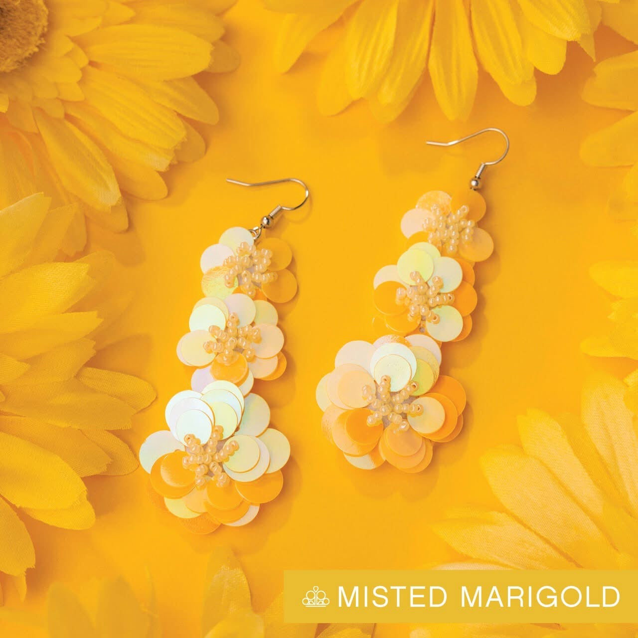 Beaded Bouquet - Yellow