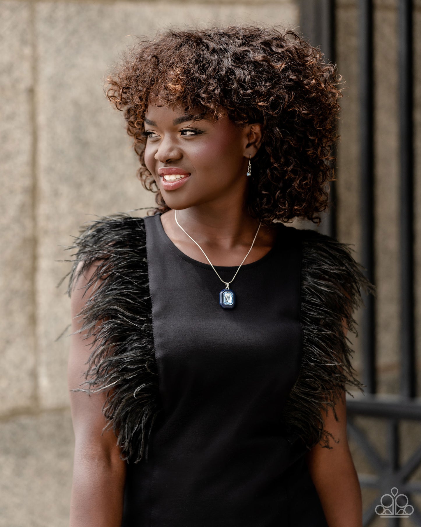 Paparazzi Accessories Emerald Energy - Blue Paparazzi Accessories: Summer 2023 Summer Party Pack Exclusive Jewelry