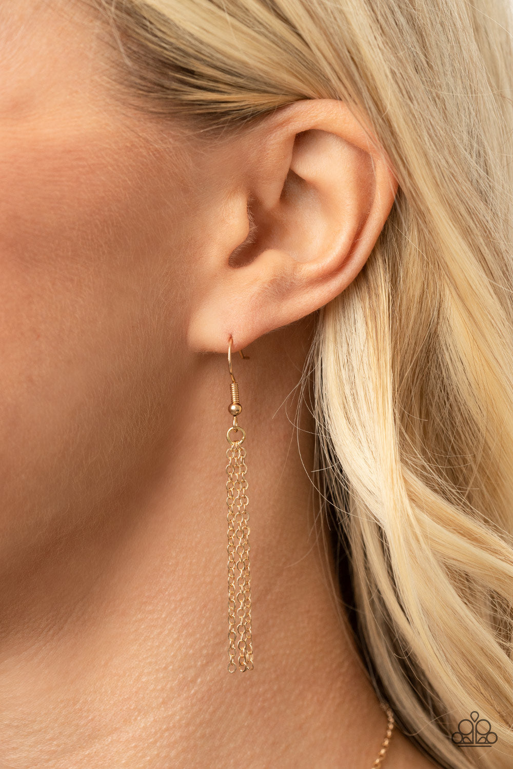 Paparazzi Accessories Blessed Mama - Gold Stamped in the word, "Mama," a rectangular gold plate is suspended below the collar by a dainty gold chain, creating a whimsy inspirational pendant. Features an adjustable clasp closure. Sold as one individual nec