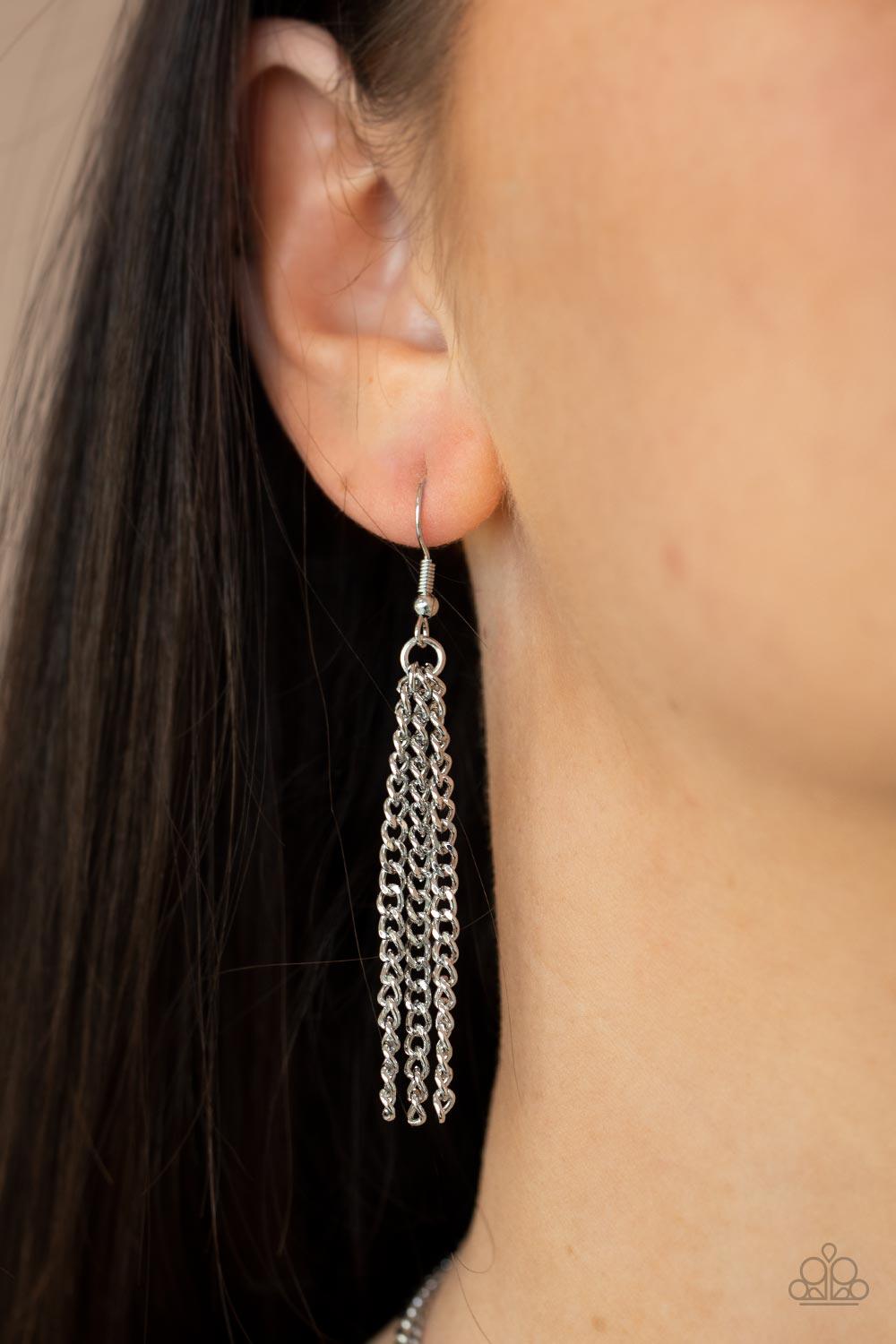 Paparazzi Accessories Galaxy Gallery - Green A bubbly collection of round and teardrop Green Ash beads coalesce with iridescent marquise cut rhinestones below the collar, creating a stellar centerpiece. Features an adjustable clasp closure. Sold as one in
