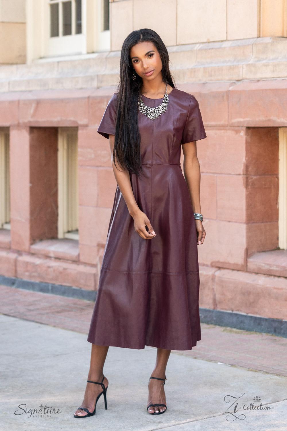 Paparazzi Accessories The Tanisha A smoldering collection of oversized teardrop and marquise cut hematite rhinestones daringly fan out from the collar, coalescing into intense interconnected frames. The dauntless display of dazzle locks in place, creating