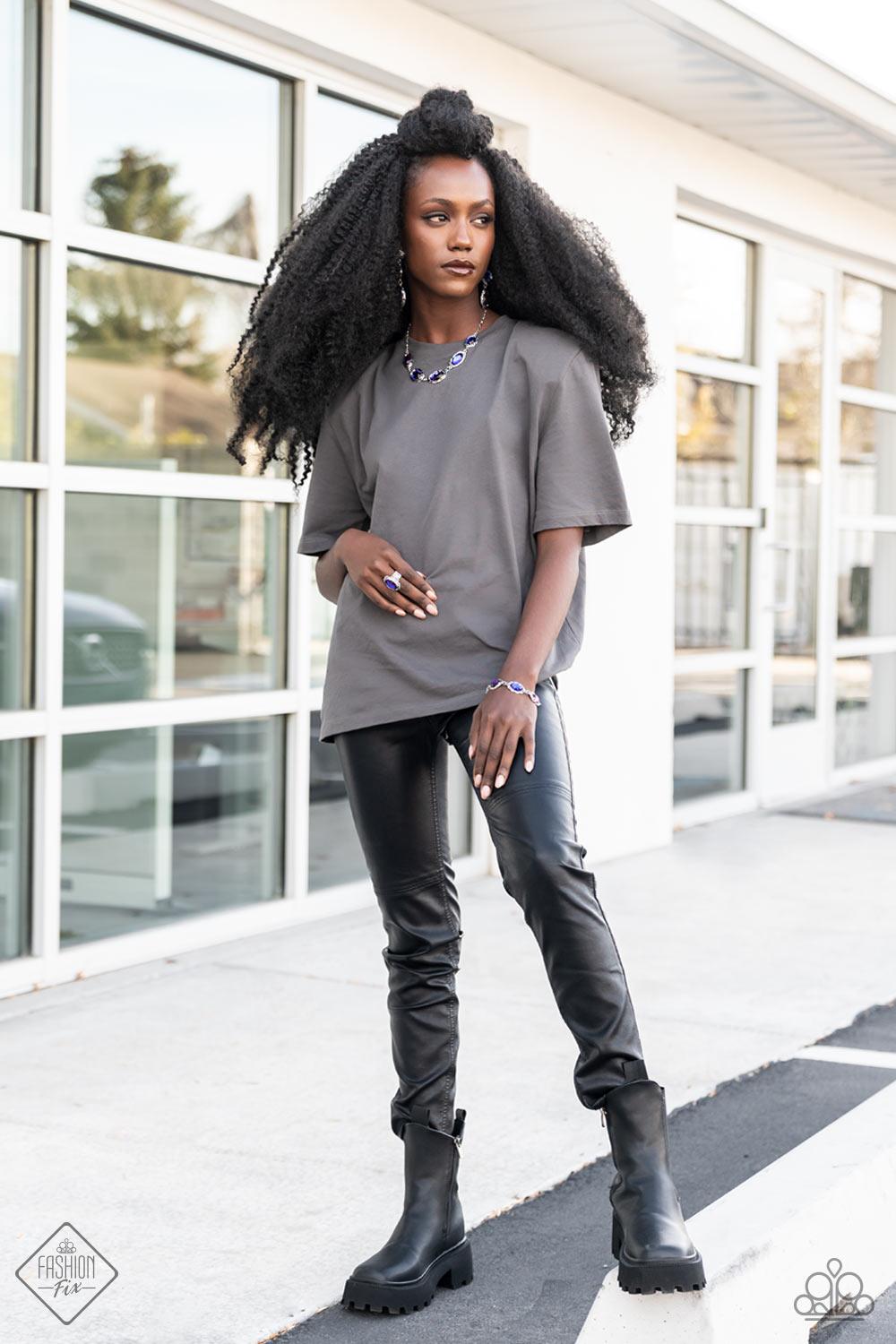 Paparazzi Accessories Sunset Sightings - January 2022 FF Fueled by abstract designs and funky combinations of the most daring trends, the Sunset Sightings Collection features audacious, outside-the-box fashion. Sunset Sightings fashionistas celebrate indi