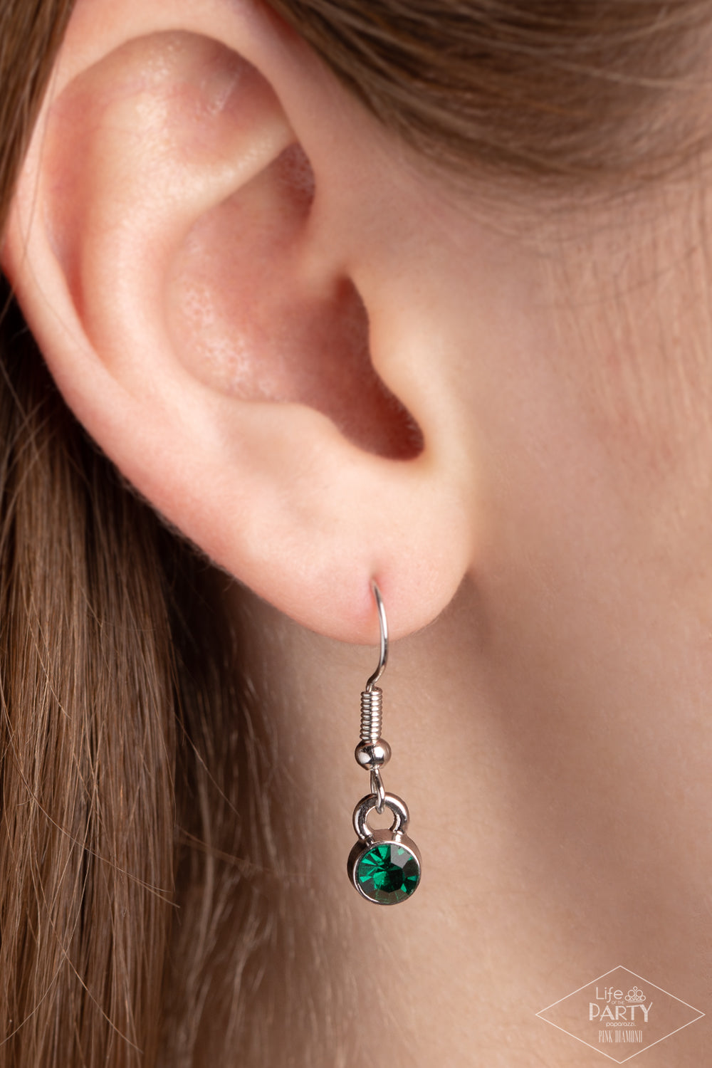 Paparazzi Accessories Meadow Muse - Multi Rich red marquise cut rhinestones gather into whimsical flowers dotted with brilliant emerald rhinestone centers. The sparkling red gems are set in pronged settings and connect to a dainty silver chain creating a
