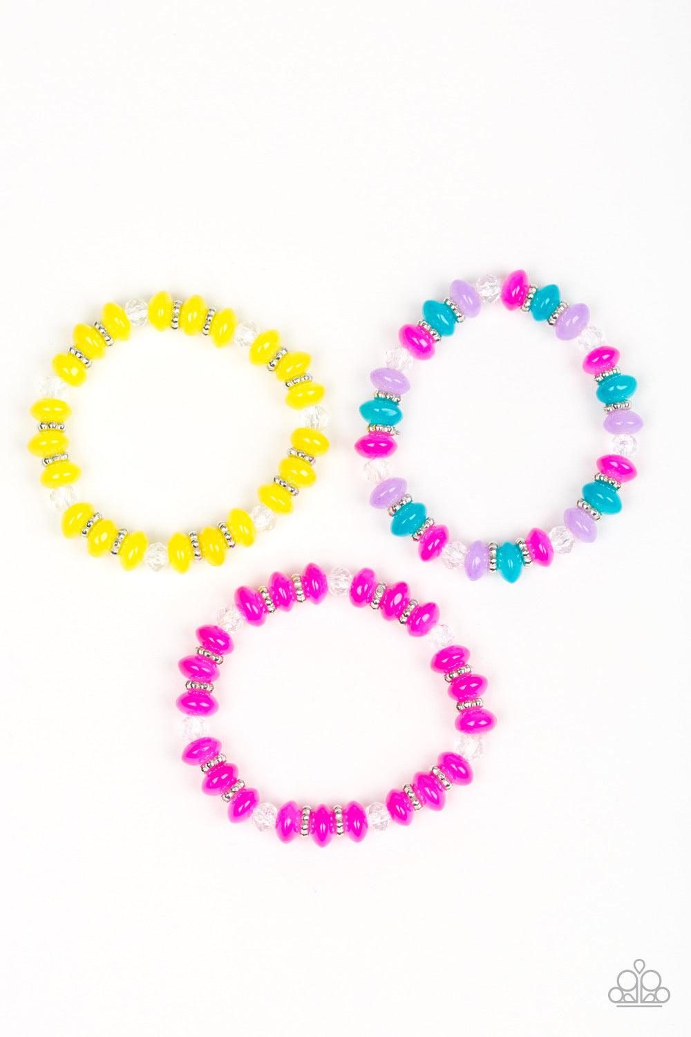 Paparazzi Accessories Starlet Shimmer Bracelet: #5 - Blue Turquoise Blue Bracelet ONLY *Color Not Shown Jewelry