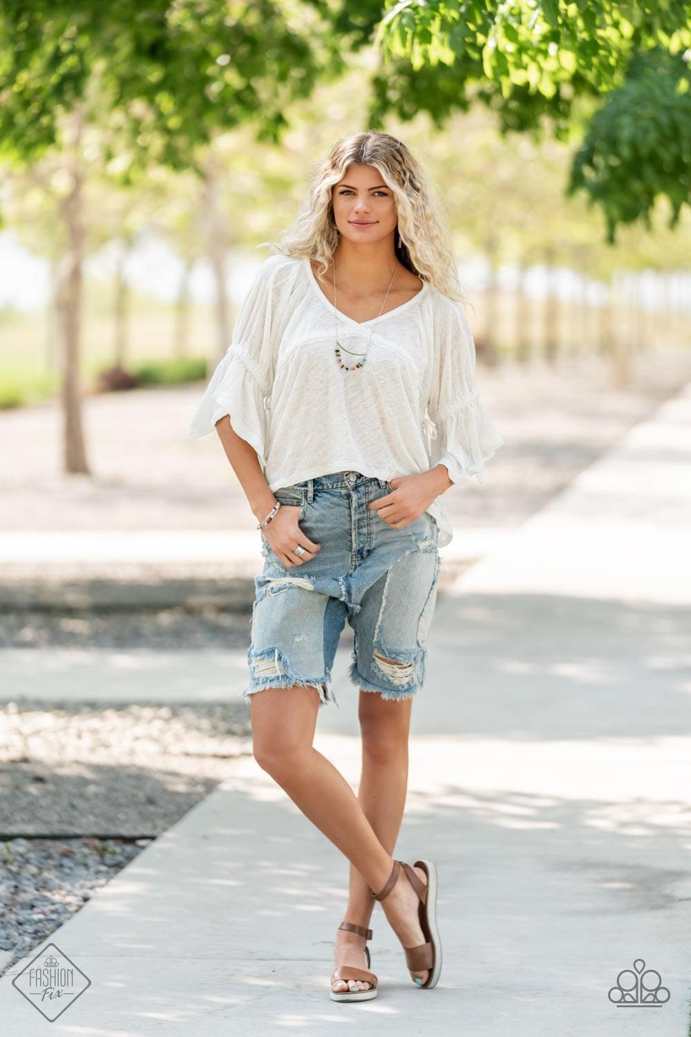 Paparazzi Accessories Sunset Sitings: July 2021 FF Trendsetters are sure to gravitate towards the accessories found in the Sunset Sightings collection. Featuring more drastic designs, bold colors, and funky combinations found outside the box, the pieces o