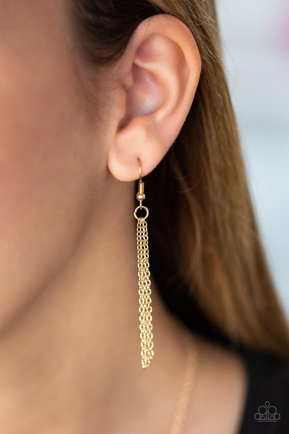Paparazzi Accessories Best Grandma EVER - Gold A shimmery gold frame stamped with the word, "Grandma", is suspended horizontally below the collar for a sentimental fashion. Features an adjustable clasp closure. Jewelry