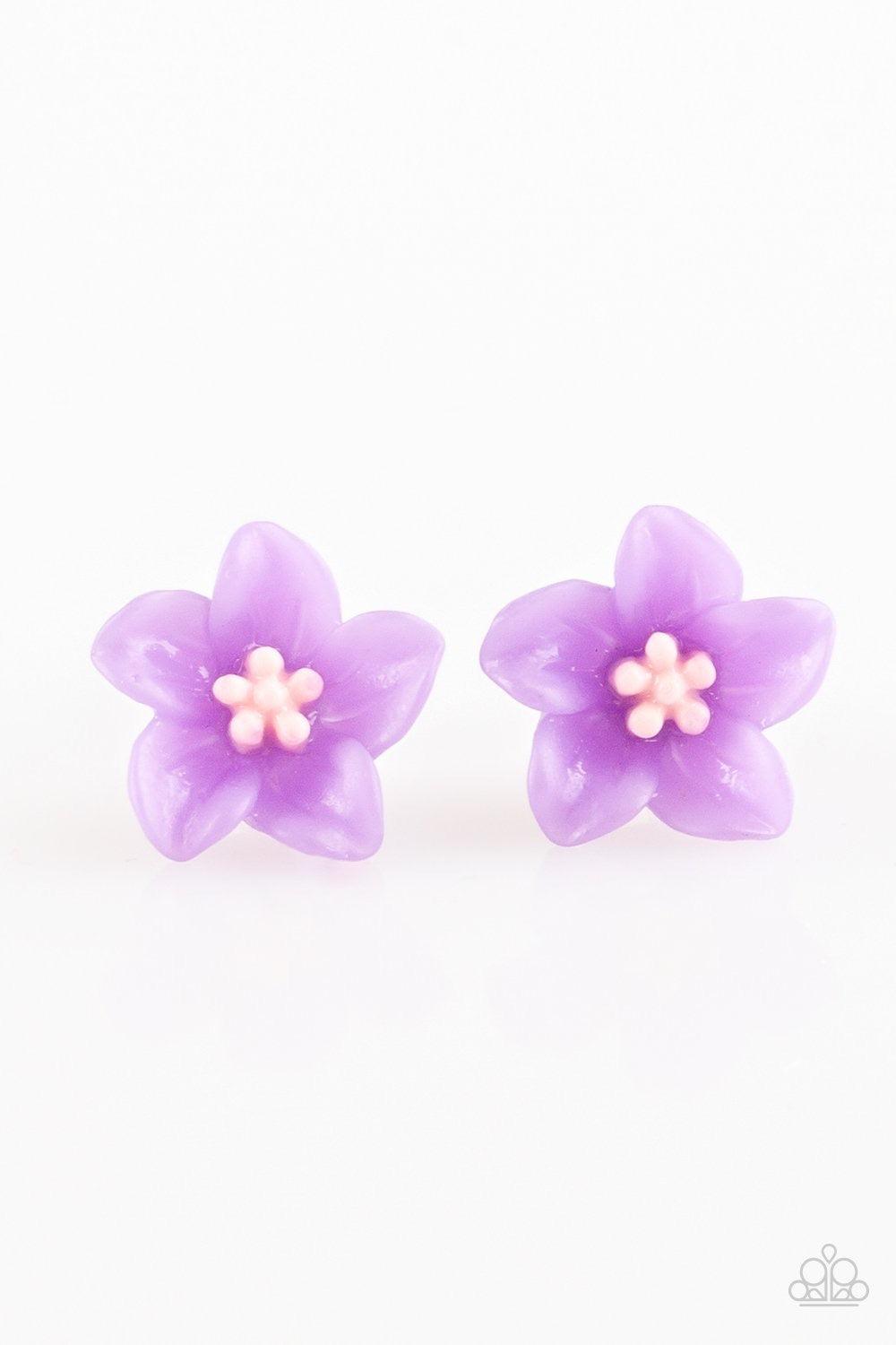Paparazzi Accessories Starlet Shimmer Earrings: #12 - Purple Jewelry
