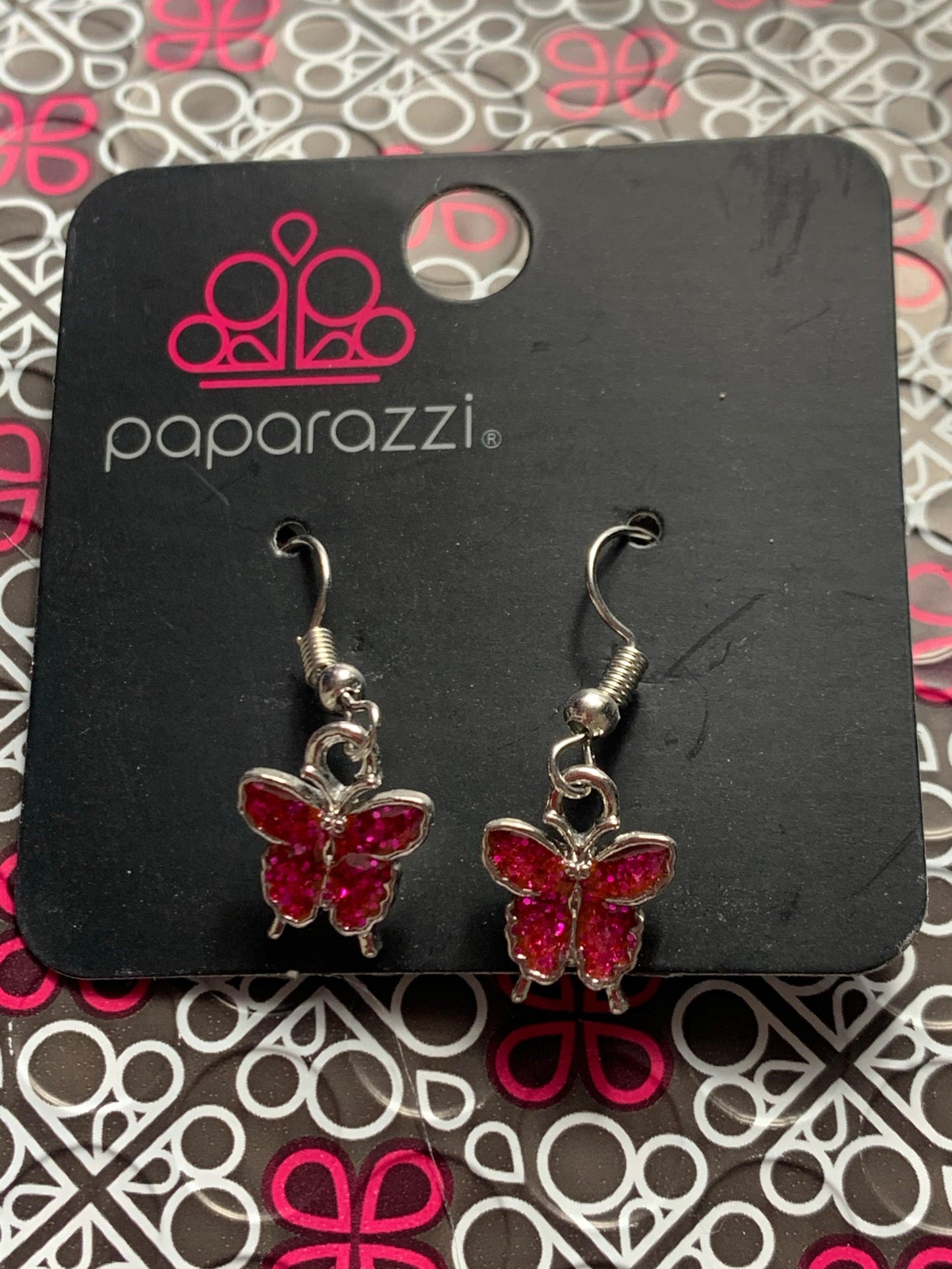 Paparazzi Accessories Starlet Shimmer Earrings: #15 - Pink Jewelry