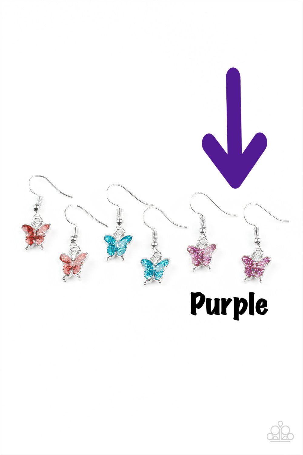 Paparazzi Accessories Starlet Shimmer Earrings: #15 - Purple Jewelry