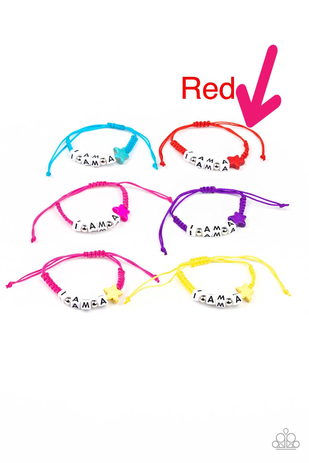 Paparazzi Accessories Starlet Shimmer Bracelet #14 - Red Jewelry