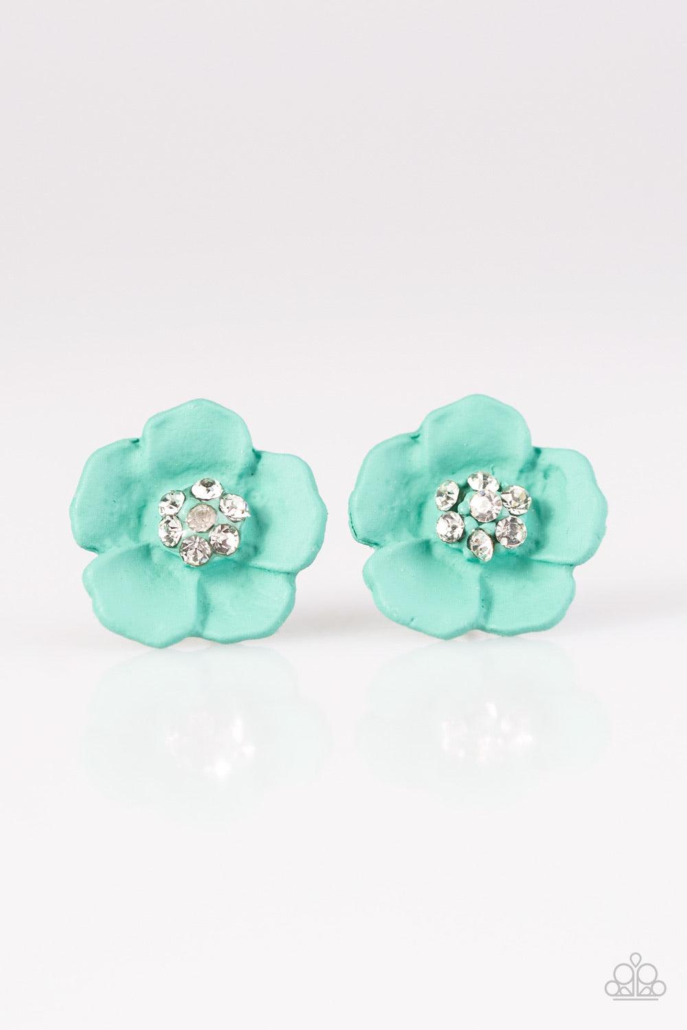 Paparazzi Accessories Starlet Shimmer Earrings: #3 - Blue Jewelry