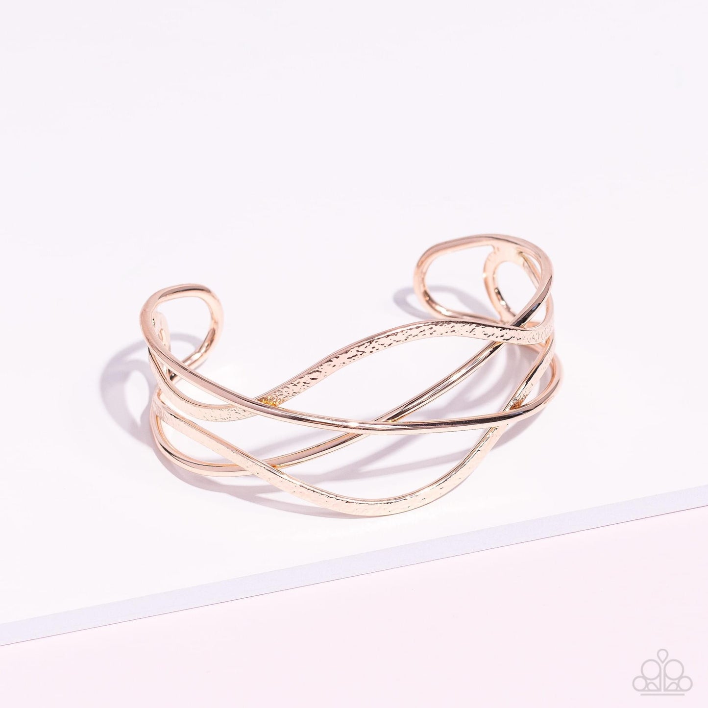 Paparazzi Accessories Fierce Fusion - Rose Gold Fashion Fix Exclusive April Stylist Picks