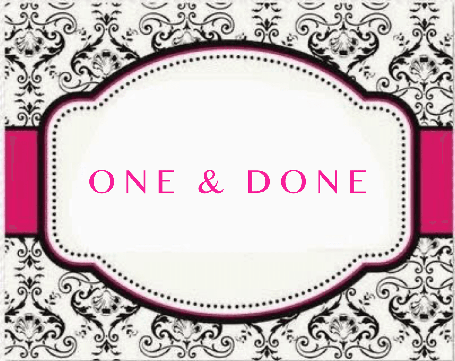 ONE & DONE - Beautifully Blinged