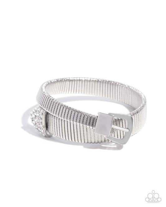 Belted Brilliance - White