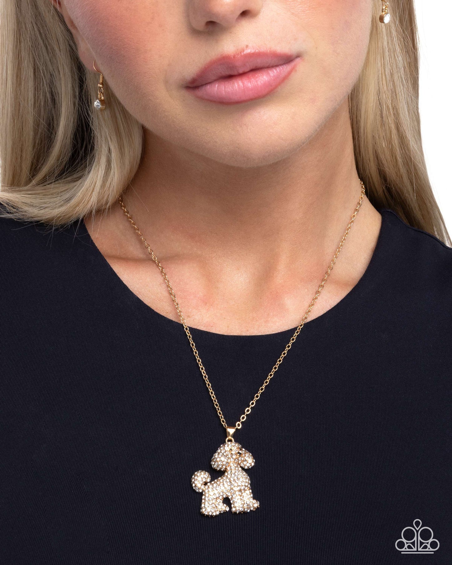 Particular Poodle - Gold - Beautifully Blinged, Jewelry, [product_handle], [product_tags]