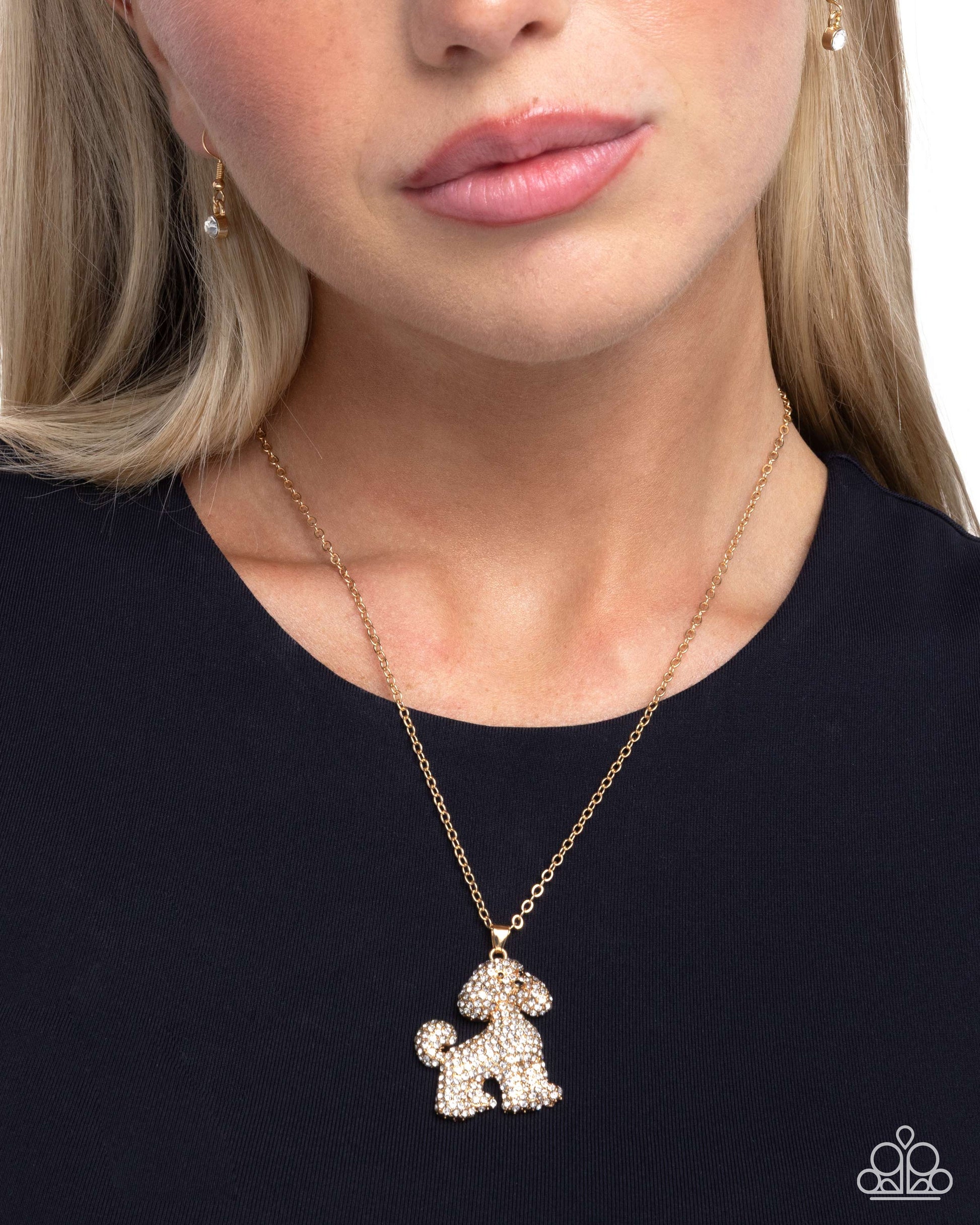 Particular Poodle - Gold - Beautifully Blinged, Jewelry, [product_handle], [product_tags]