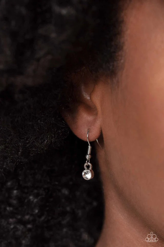 Paparazzi Accessories Royal Rumble - Black Dazzling gems, in both round and emerald-cuts, fall along the collar in an alternating pattern. Each gem is splashed in a dauntless, jet black hue amplifying its impact, while the emerald-cut gems showcase some g