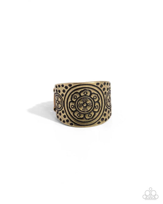 Elegant Engravement - Brass