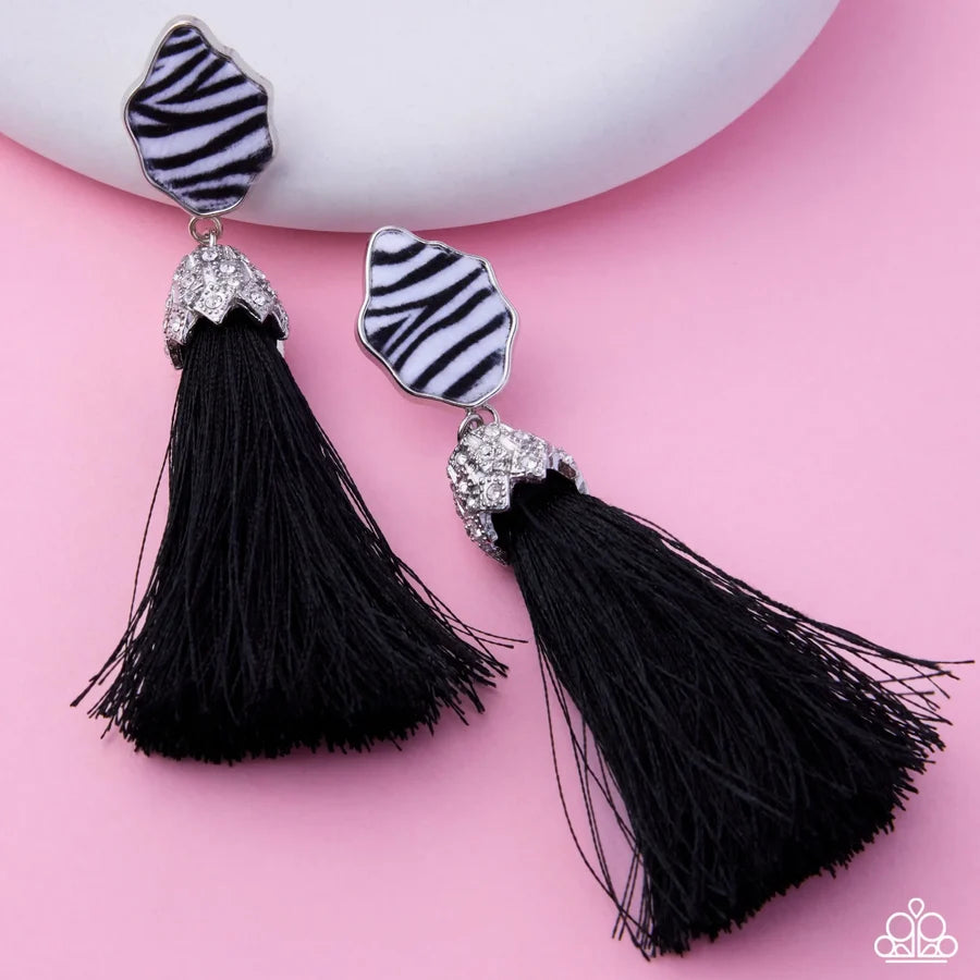 Iconic Zebra - Black
