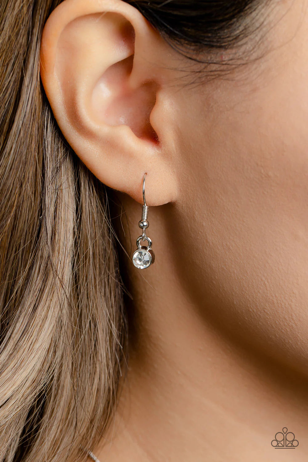 Paparazzi Accessories Day of Love - Yellow Dainty, glittery white rhinestones encircle a pronged, yellow heart shaped gem, creating a flirty and dainty pendant below the collar. Features an adjustable clasp closure. Sold as one individual necklace. Includ