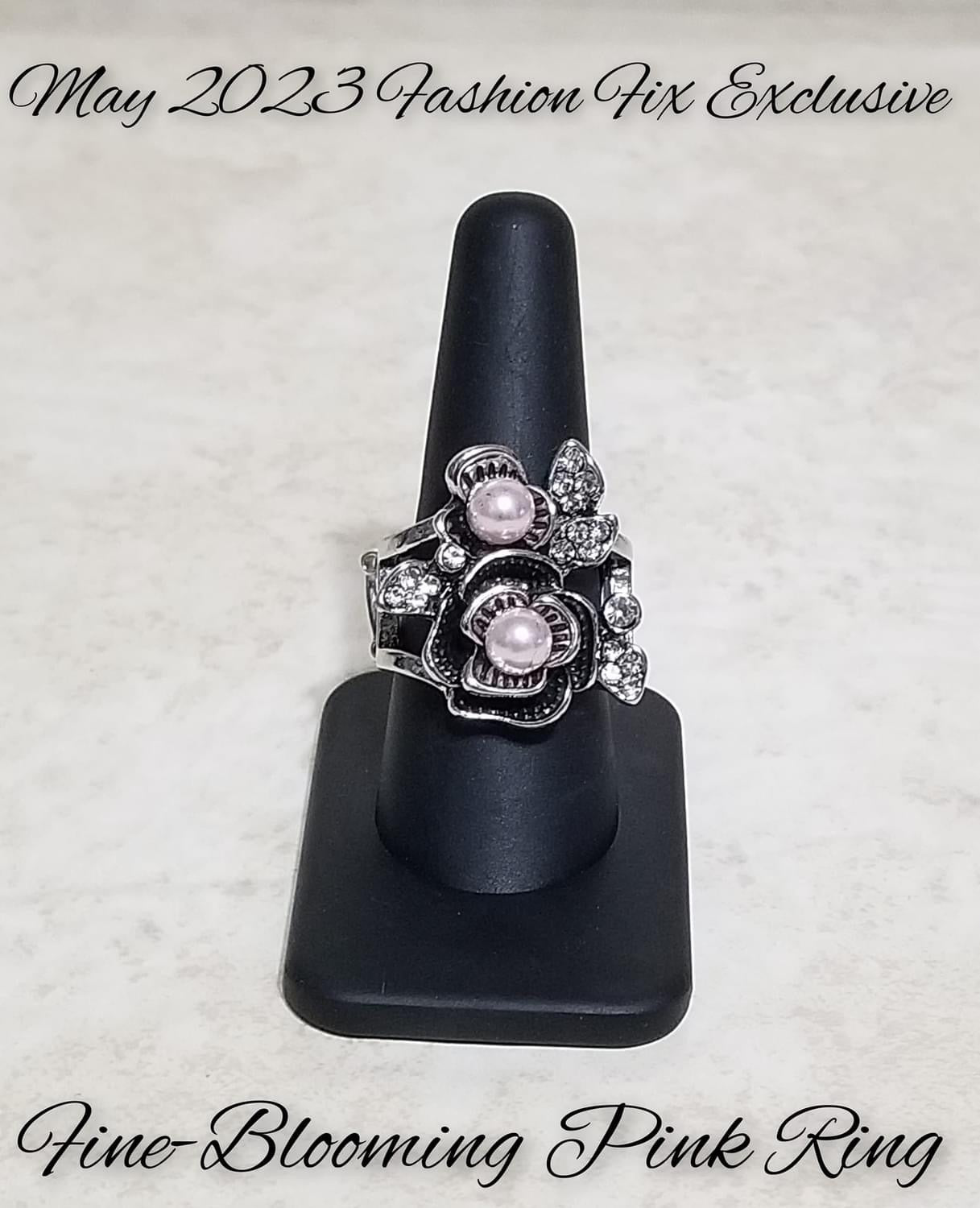Paparazzi Accessories Fine Blooming - Pink Fashion Fix Exclusive May Stylist Picks Jewelry