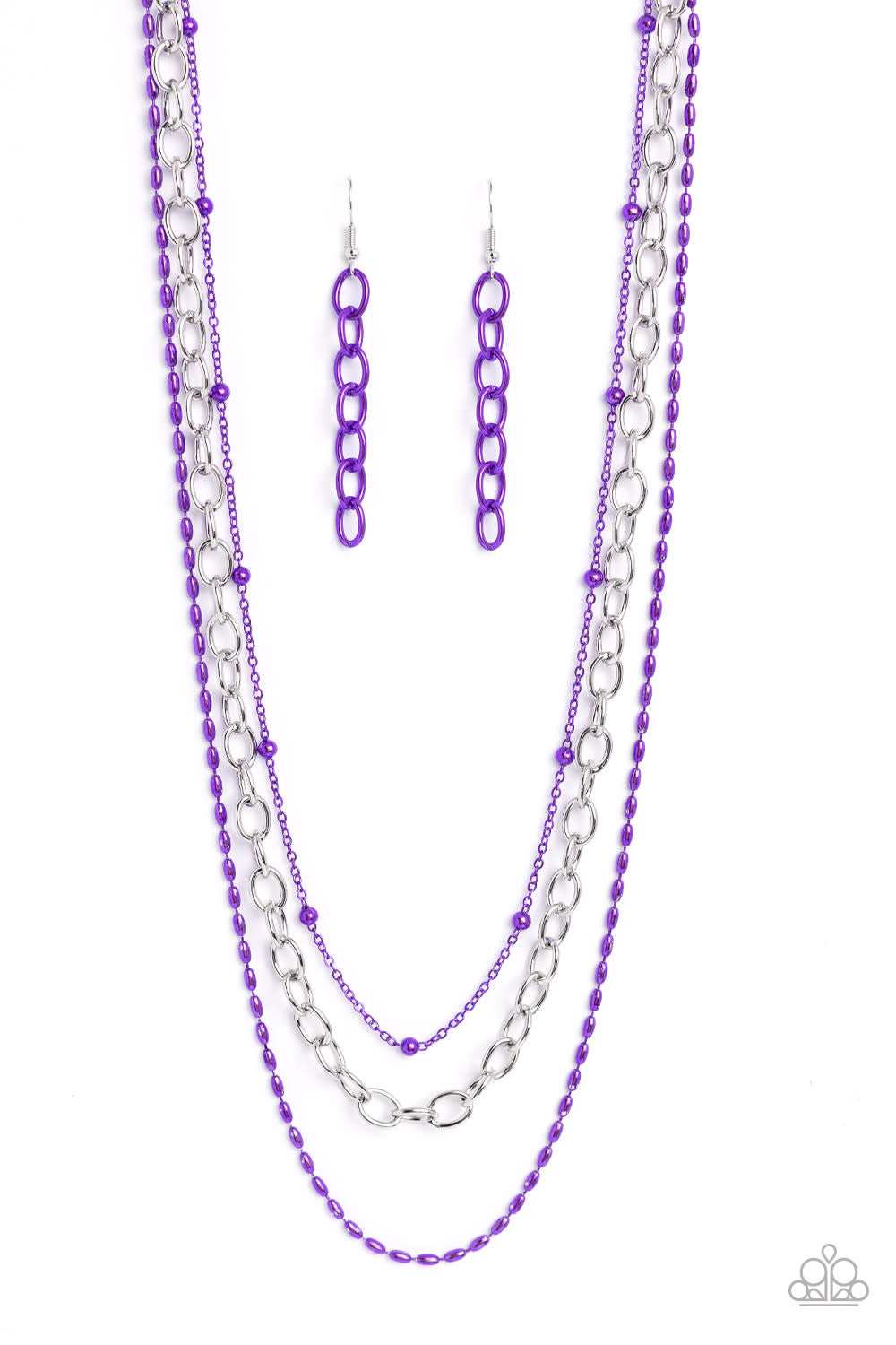 Paparazzi Accessories Summer Party Complete Pack - 2023 Paparazzi Accessories: 2023 Summer Party Pack includes one of the following: Mardi Gras Mayhem - Purple Necklace Emerald Energy - Blue Necklace Butterfly Balance - Multi Necklace Slice of Summer - Ye