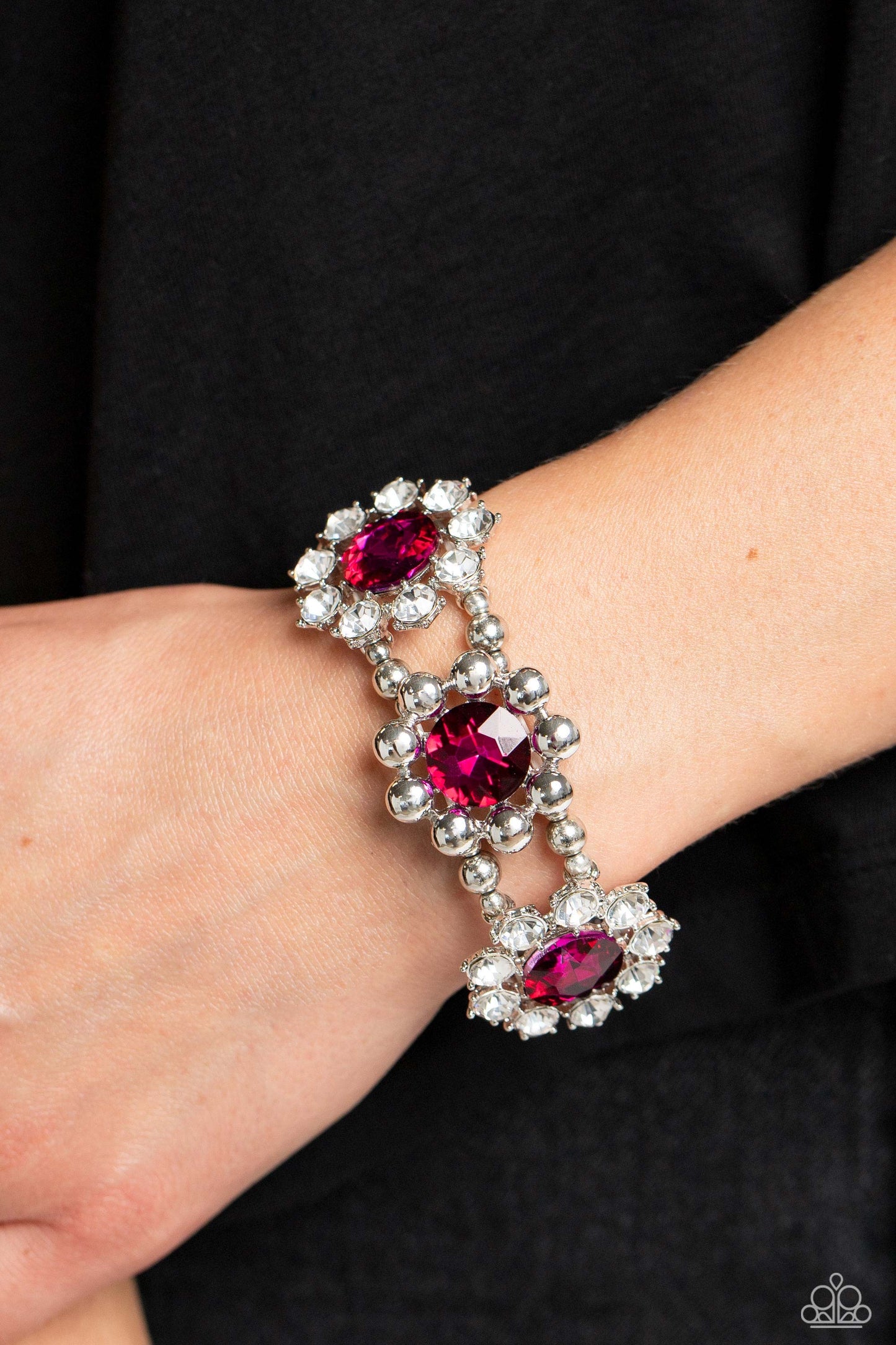 Paparazzi Accessories Pact of Petals - Pink Paparazzi Accessories: Summer 2023 Summer Party Pack Exclusive Jewelry