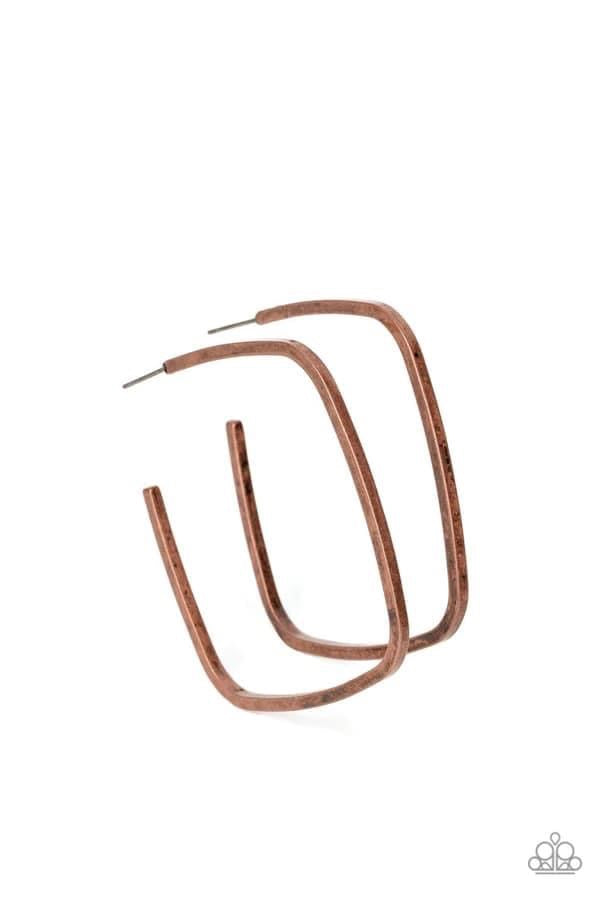 Paparazzi Accessories Major Flex - Copper Fashion Fix Exclusive July Stylist Picks Jewelry