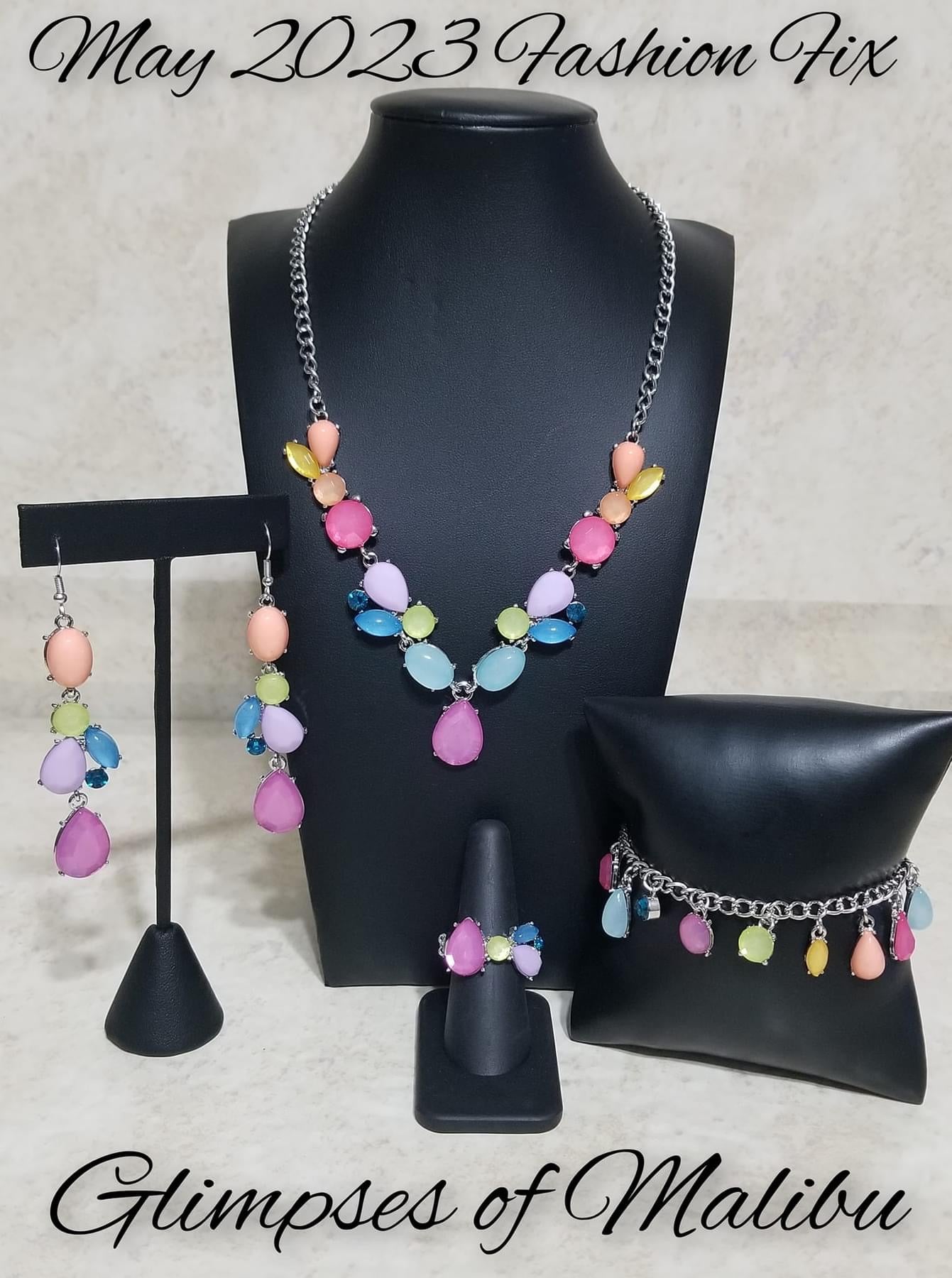 Paparazzi Accessories Glimpses of Malibu- FF May 2023 Featuring playful styles accented with fun pops of color, the Glimpses of Malibu Collection is an endearing assortment of cheerful and whimsical laid-back fashion. From the bubbly outgoing socialite wh