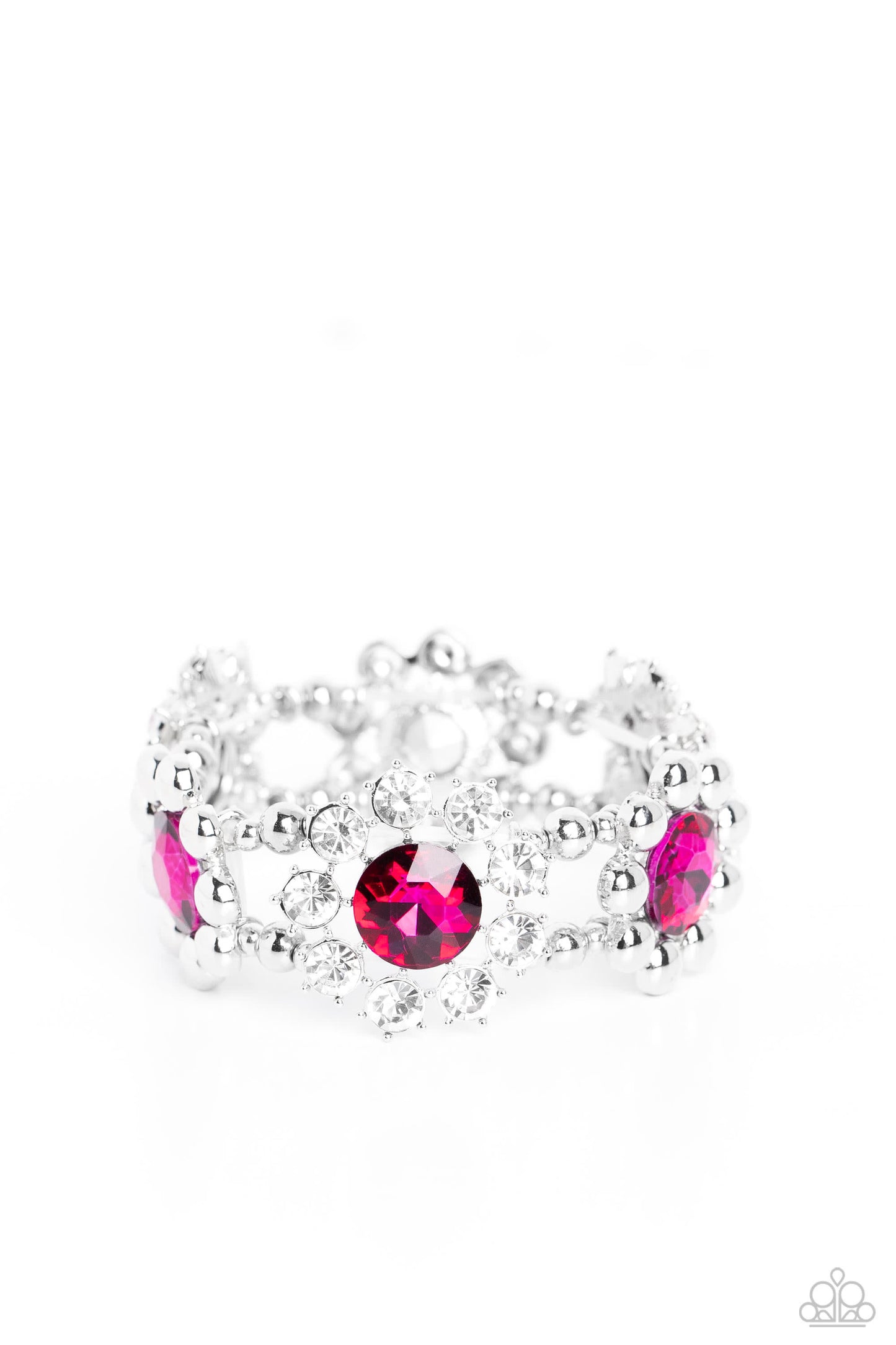 Paparazzi Accessories Pact of Petals - Pink Paparazzi Accessories: Summer 2023 Summer Party Pack Exclusive Jewelry