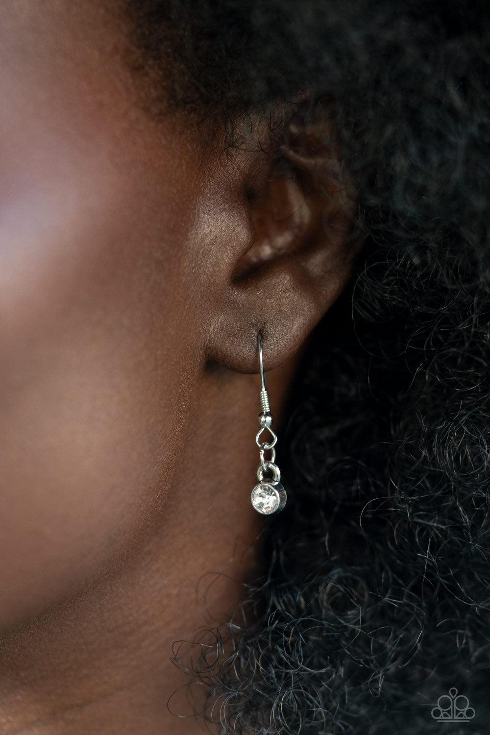 Paparazzi Accessories Posh Party Avenue - Multi Featuring triangular, round, and emerald style cuts, an iridescent collection of multicolored rhinestones are bordered in glassy white rhinestones as they delicately link below the collar for a sparkly state