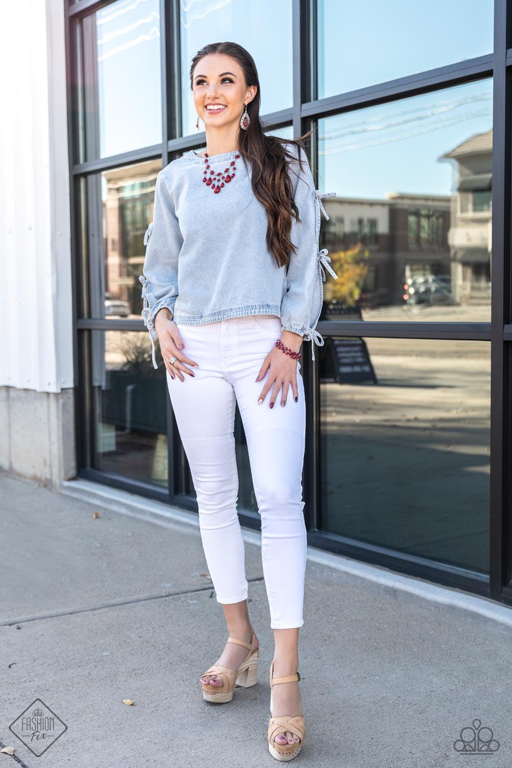 Paparazzi Accessories Glimpses of Malibu - January 2022 FF Featuring playful styles accented with fun pops of color, the Glimpses of Malibu Collection is an endearing assortment of cheerful and whimsical laid-back fashion. From the bubbly outgoing sociali
