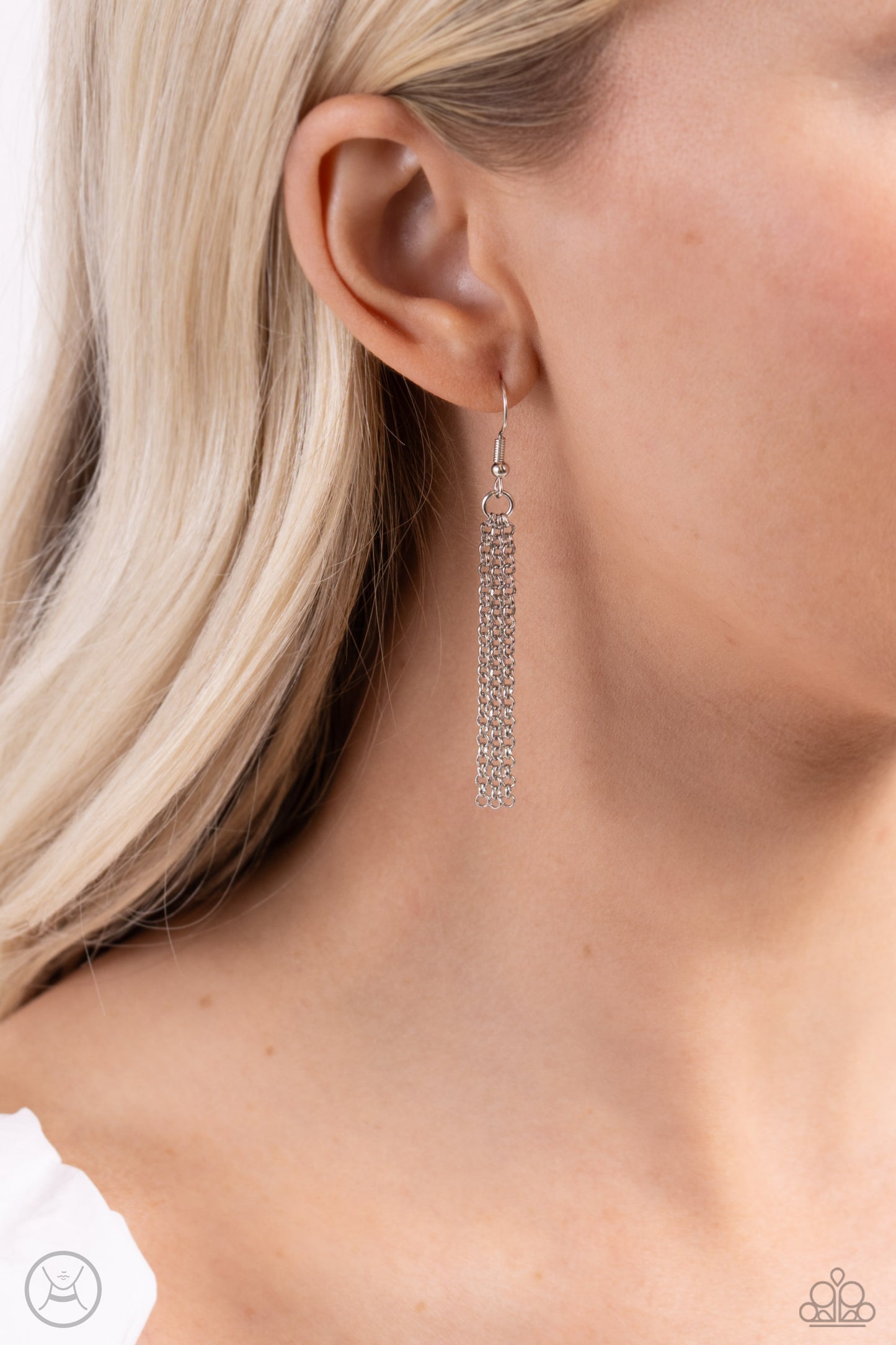 Paparazzi Accessories FLYING in Wait - Multi Infused along a row of dainty silver chain, a collection of blue, white, Primrose, and pink butterflies coalesces around the neckline for a whimsical finish. Features an adjustable clasp closure. Sold as one in