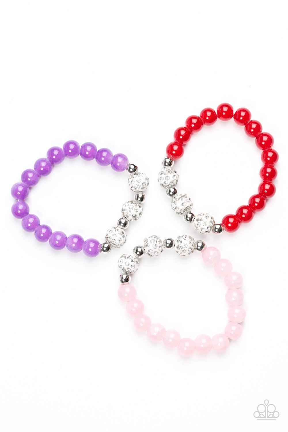 Paparazzi Accessories Starlet Shimmer Bracelet: #8 - Red Coral Bracelet ONLY Jewelry