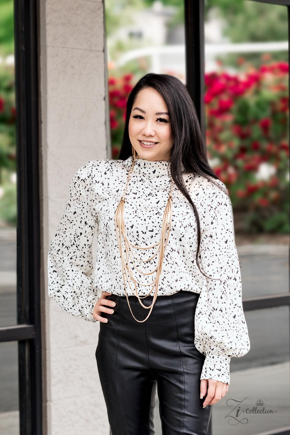 Paparazzi Accessories Commanding 💗💗ZiCollection $25💗💗 Dramatically capped in bold fittings, lengthened rows of gold herringbone chains layer flawlessly together across the chest. The sleek display attaches to strands of oversized gold links, adding a
