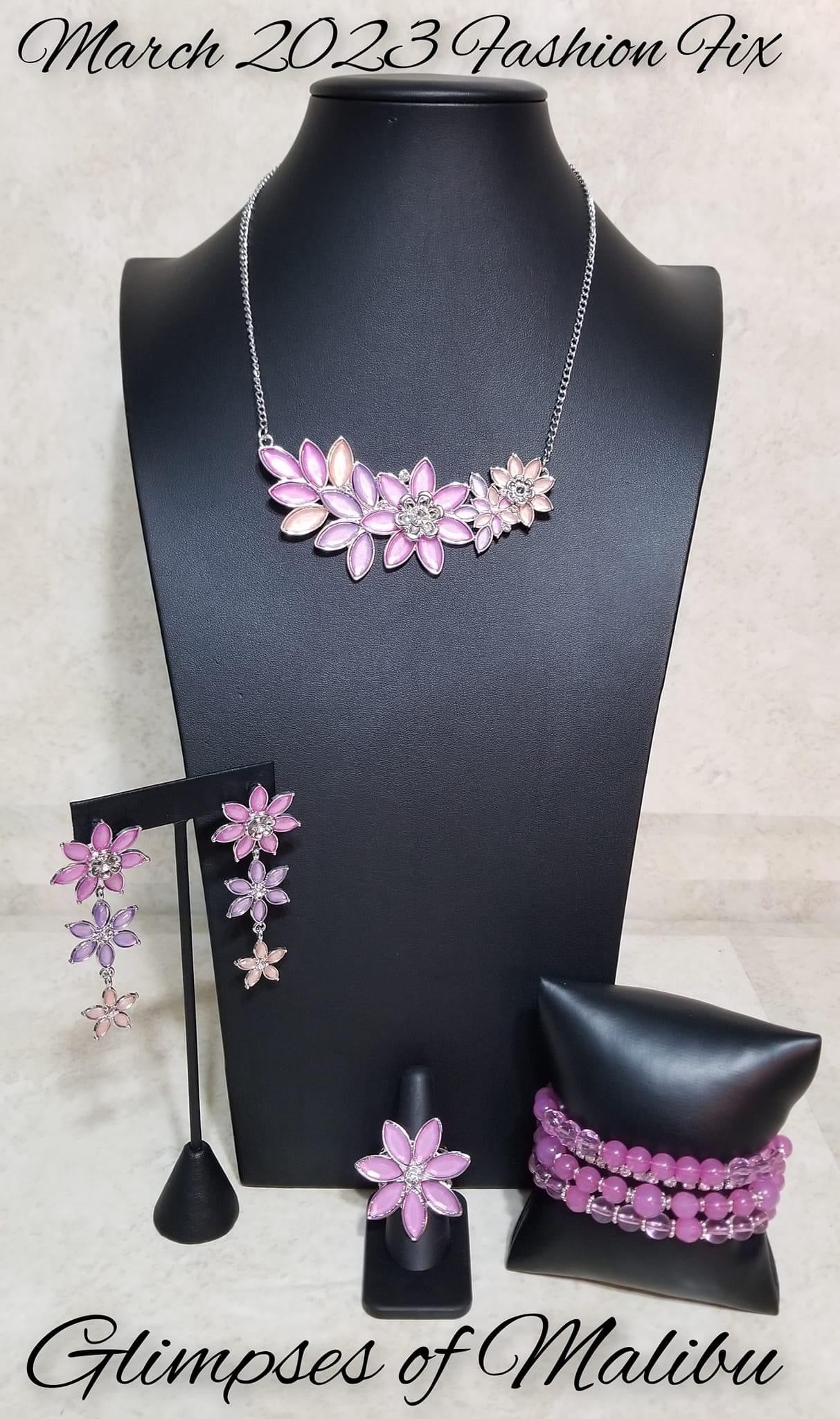 Paparazzi Accessories Glimpses of Malibu: March 2023 FF Featuring playful styles accented with fun pops of color, the Glimpses of Malibu Collection is an endearing assortment of cheerful and whimsical laid-back fashion. From the bubbly outgoing socialite