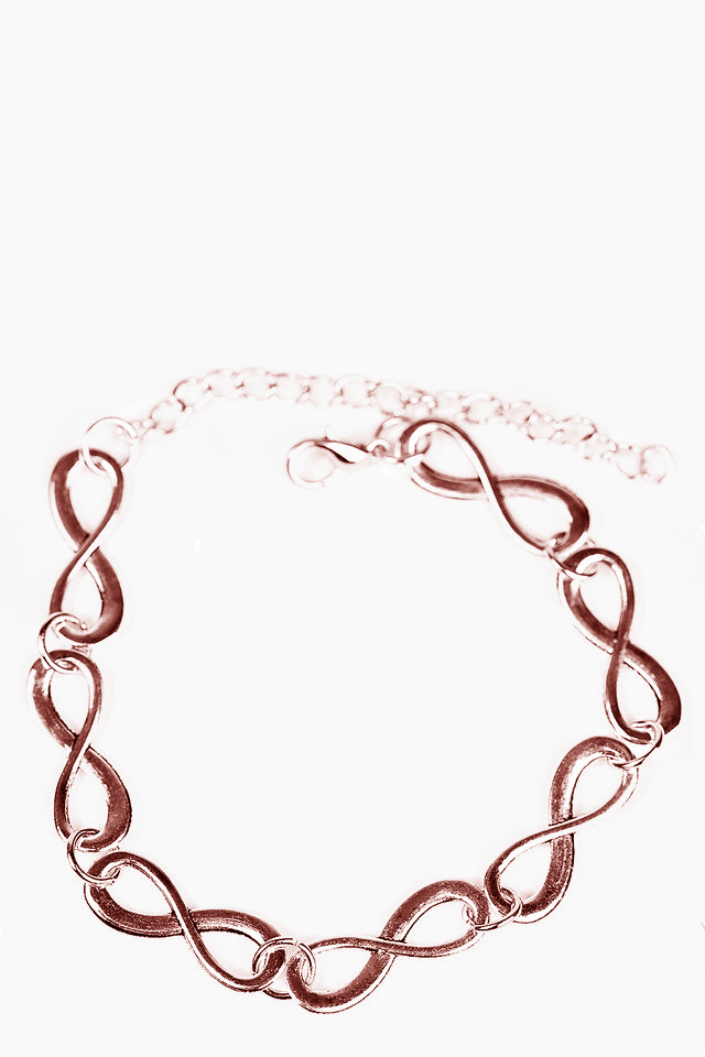 Paparazzi Accessories Give Me Time - Copper Glistening copper infinity charms link around the wrist. Brushed in an incandescent shimmer, the elegant infinites join into a timeless palette. Features an adjustable clasp closure. Jewelry
