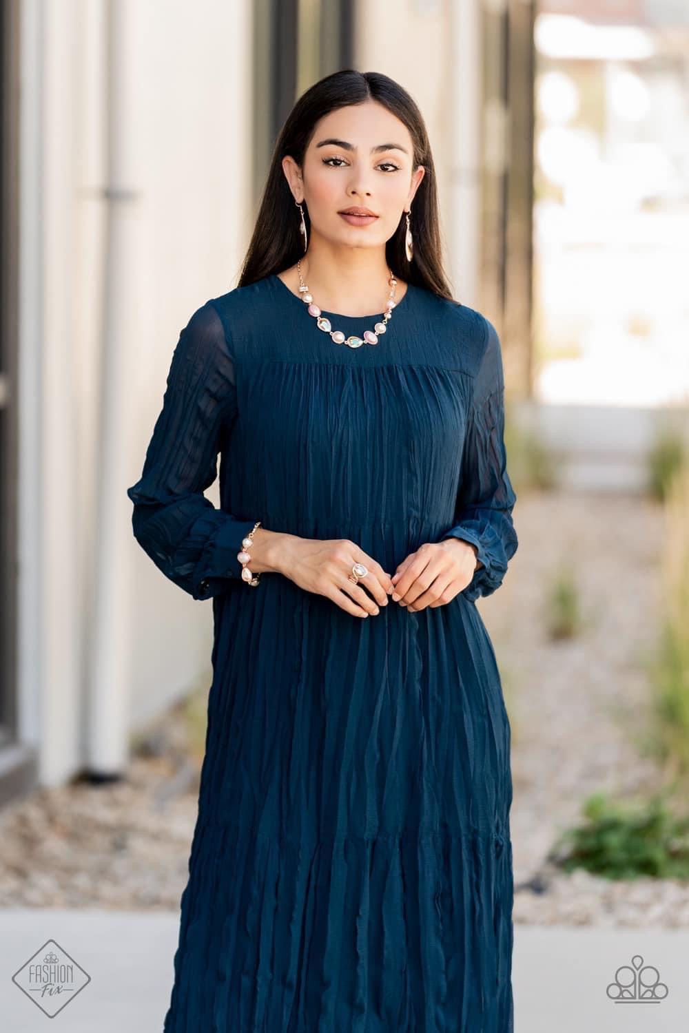 Paparazzi Accessories Glimpses of Malibu: FF September 2021 The Glimpses of Malibu collection was created with inspiration from the styles of Malibu, CA. Styles in this Trend Blend will feature fun, livable fashion with an upscale flavor. The color are us