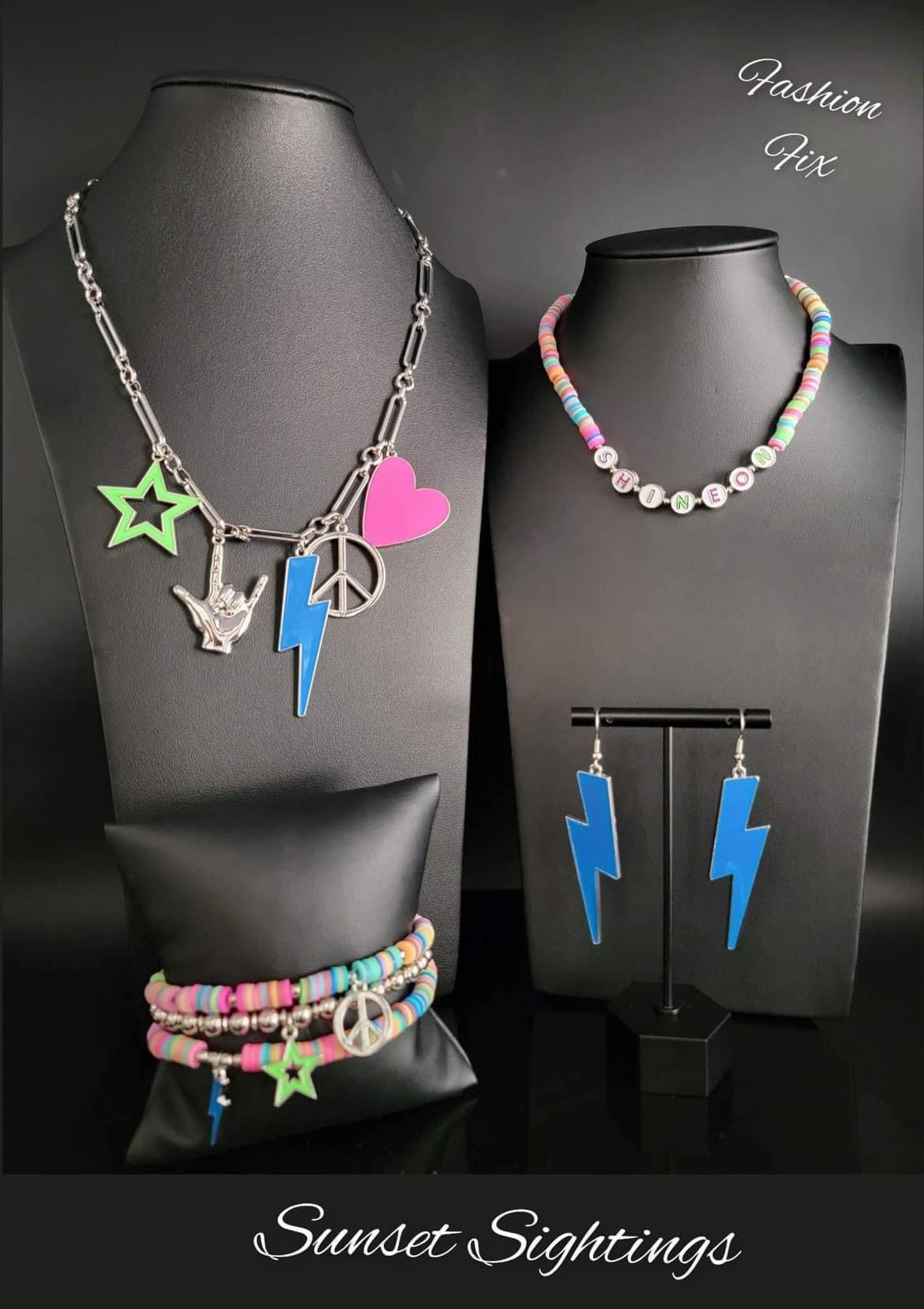 Paparazzi Accessories Sunset Sitings: FF April 2023 Fueled by abstract designs and funky combinations of the most daring trends, the Sunset Sightings Collection features audacious, outside-the-box fashion. Sunset Sightings fashionistas celebrate individua