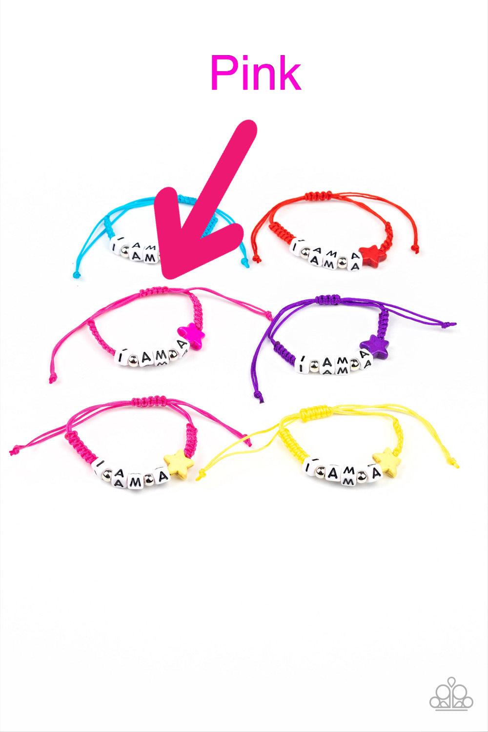 Paparazzi Accessories Starlet Shimmer Bracelet #14 - Pink Jewelry