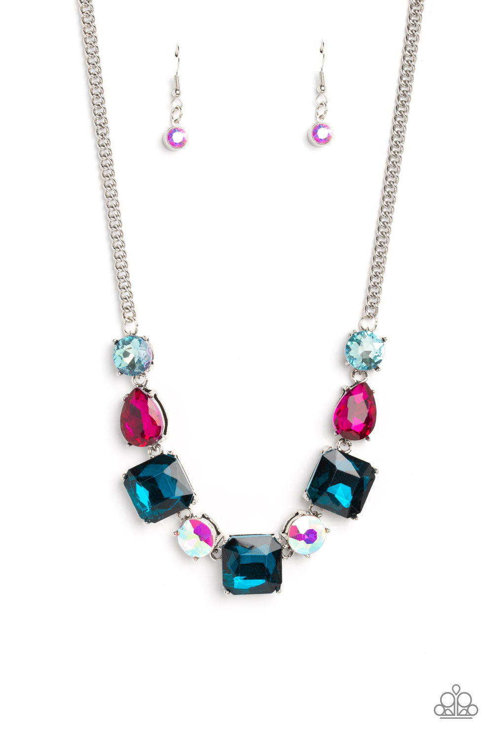 Paparazzi Accessories March 2023 LOP Complete Pack March 2023 LOP Preview Pack of All 5 Exclusive Pieces Includes one of each Life of the Party exclusive accessory for March 2023:Necklace: "GLASSY-Hero - Red" Hoop Earring: "Fairy Fantasia - Multi" Necklac