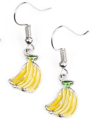 Paparazzi Accessories Starlet Shimmer Earrings: #2 - Banana Jewelry
