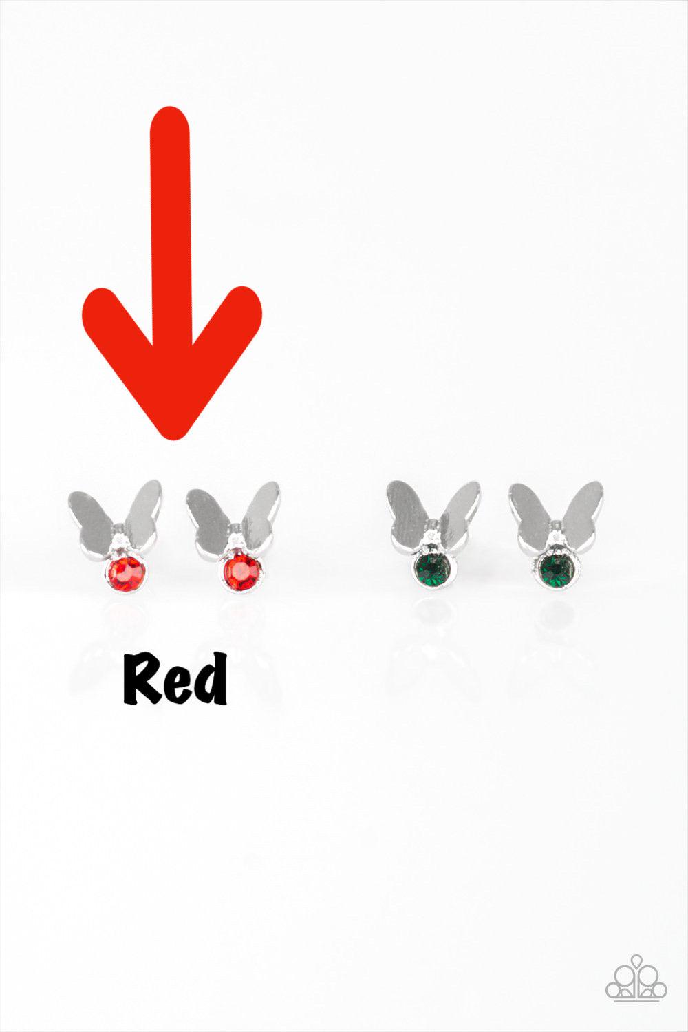 Paparazzi Accessories Starlet Shimmer Earrings: #16 - Red Jewelry
