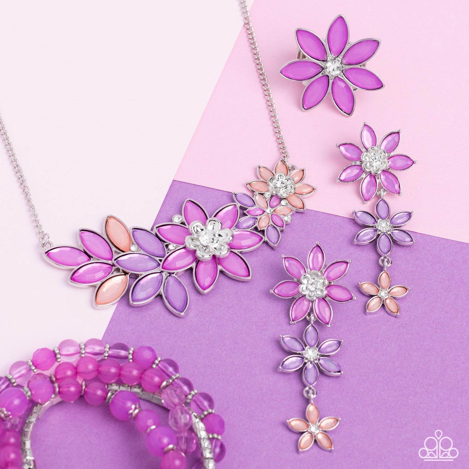 Paparazzi Accessories Glimpses of Malibu: March 2023 FF Featuring playful styles accented with fun pops of color, the Glimpses of Malibu Collection is an endearing assortment of cheerful and whimsical laid-back fashion. From the bubbly outgoing socialite