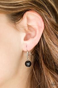 Paparazzi Accessories Cactus Canyon - Black Refreshing black beads are pressed into a stacked silver pendant embossed with ornate circular patterns. Swinging from the bottom of a lengthened silver chain, the colorful pendant gives way to layered silver ch