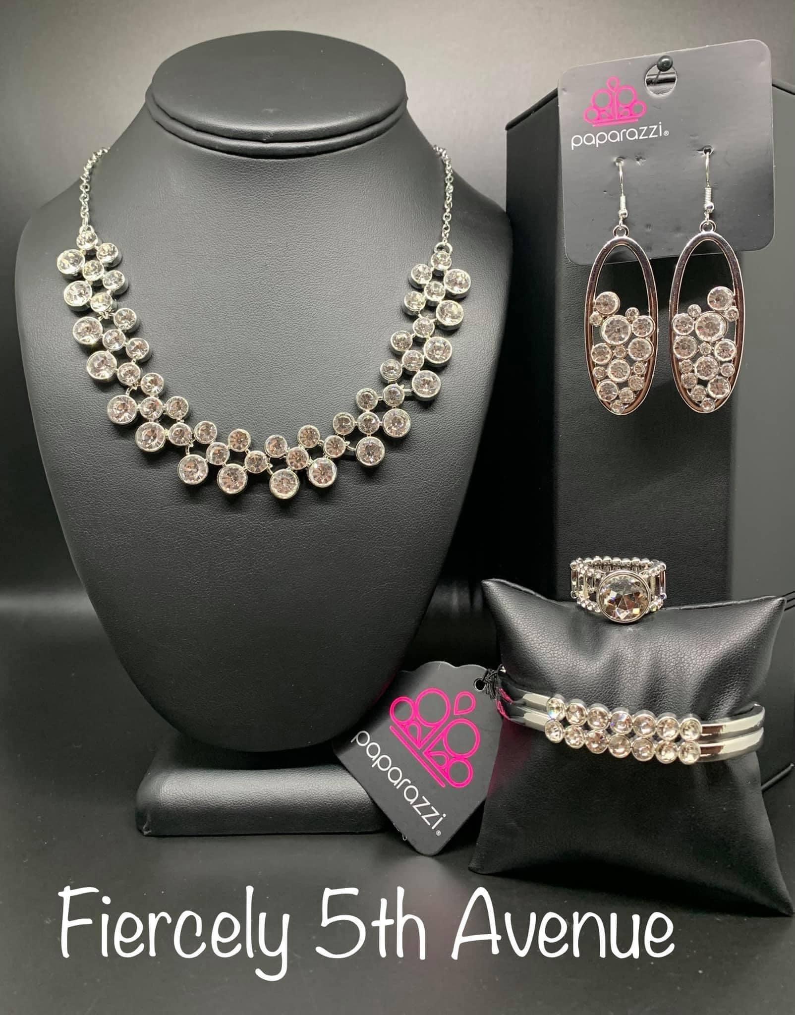 Paparazzi Accessories Fiercely 5th Avenue: November 2021 FF The styles featured in the Fiercely 5th Avenue collection are exactly what you would expect with a name like that: Sleek, classy, metallic designs that you’d find on the streets of New York. The
