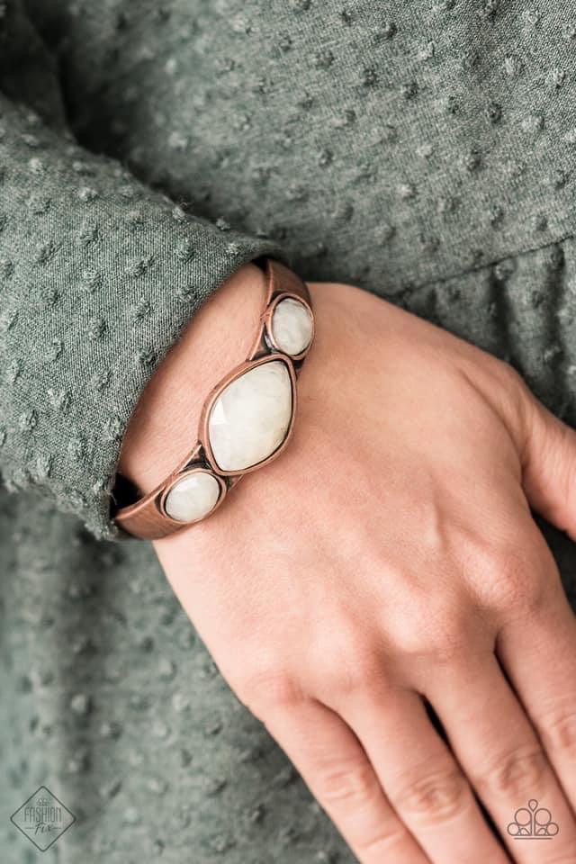 Paparazzi Accessories Glimpses of Malibu : January 2021 FF The Glimpses of Malibu collection was created with inspiration from the styles of Malibu, CA. Styles in this Trend Blend will feature fun, livable fashion with an upscale flavor. The color are usu