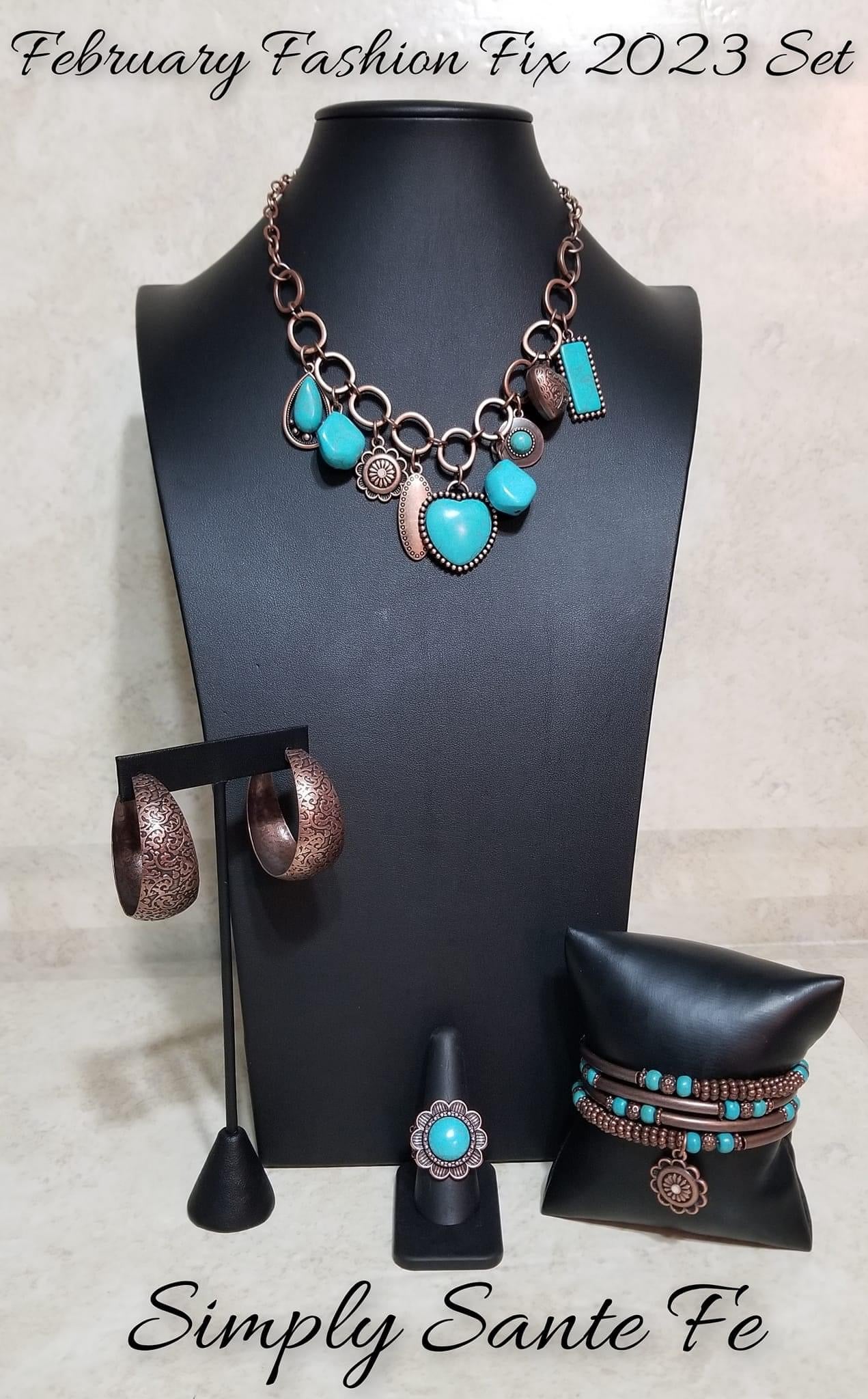 Paparazzi Accessories Simply Santa Fe: February 2023 Authentic designs and handcrafted pieces are staples of the Simply Santa Fe Collection. Featuring patterns and elements inspired by nature, these earthy designs tend to have a little more detail. Those