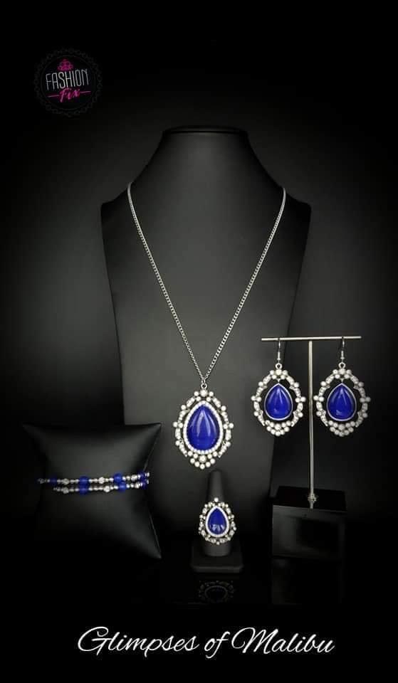 Paparazzi Accessories Glimpses of Malibu: FF November 2020 The Glimpses of Malibu collection was created with inspiration from the styles of Malibu, CA. Styles in this Trend Blend will feature fun, livable fashion with an upscale flavor. The color are usu