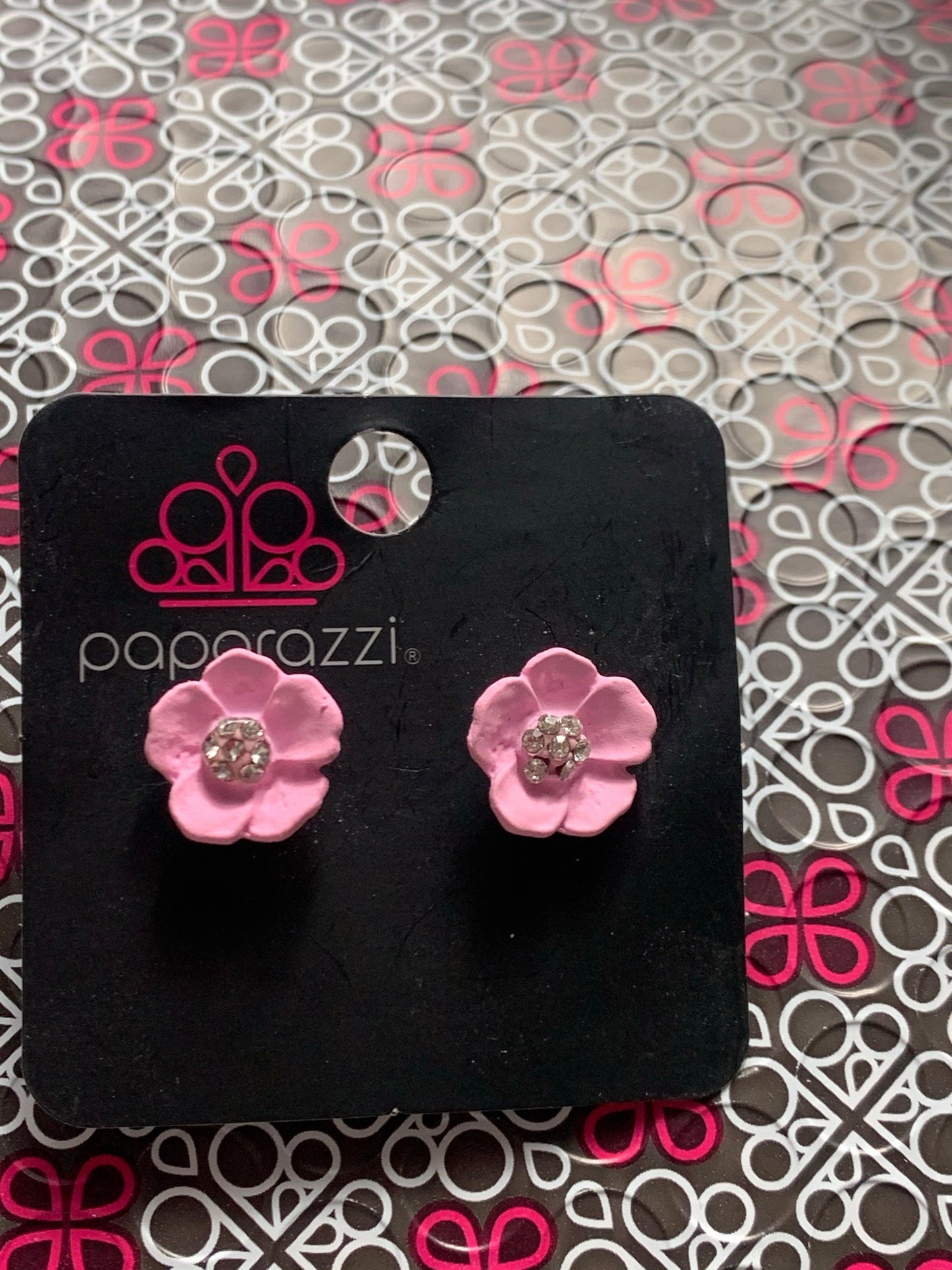 Paparazzi Accessories Starlet Shimmer Earrings: #14 ~Pink